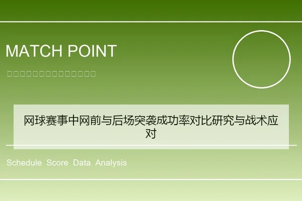 网球赛事中网前与后场突袭成功率对比研究与战术应对